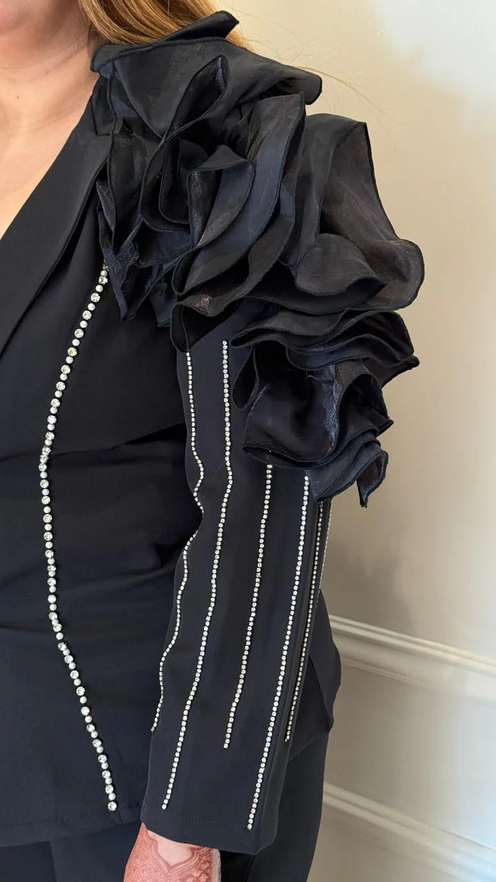 Black 3-piece cordset