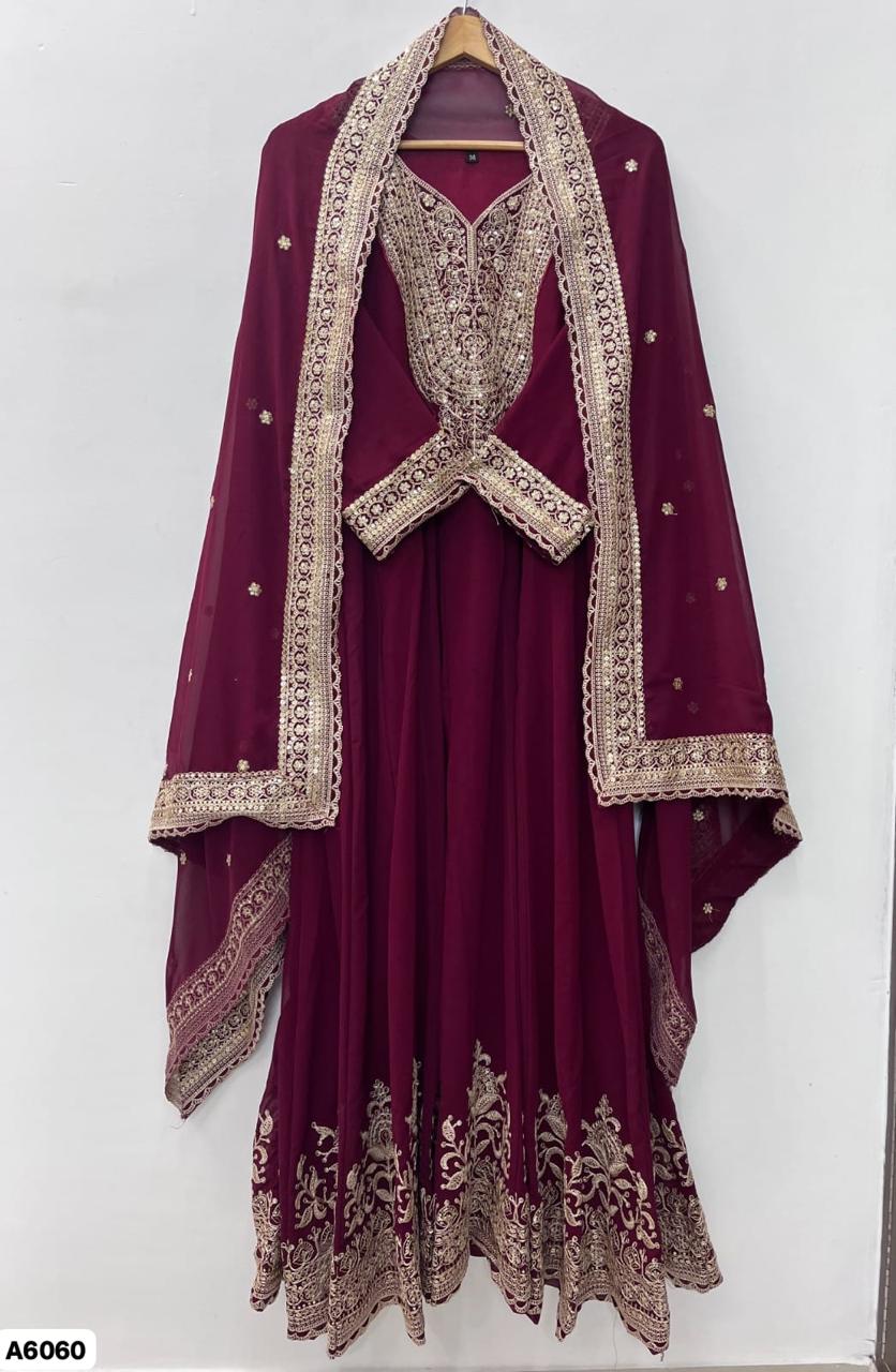 Geogrette Anarkali Suit Set