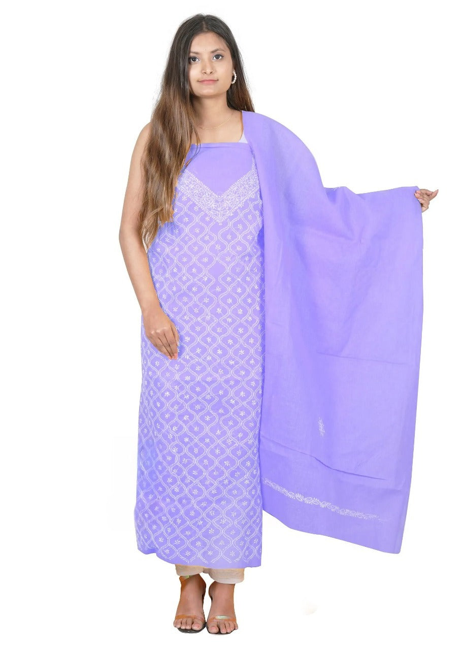 Anda Jaal Unstitched Cotton Dress Material