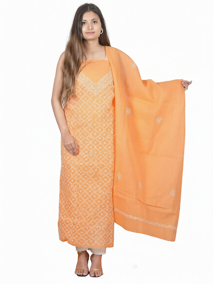 Anda Jaal Unstitched Cotton Dress Material