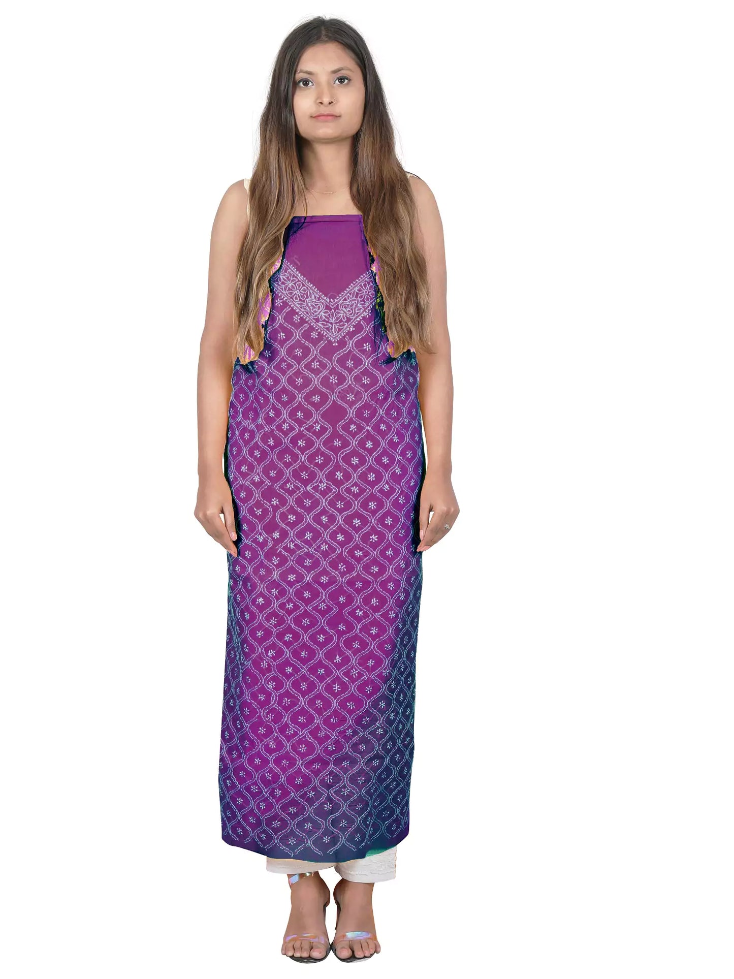 Anda Jaal Unstitched Cotton Dress Material