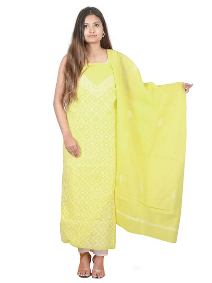 Anda Jaal Unstitched Cotton Dress Material