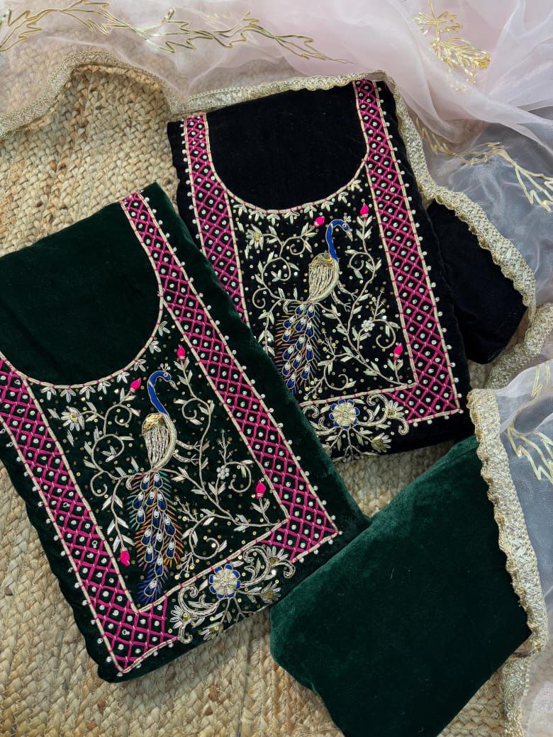 Sea Green Velvet suit