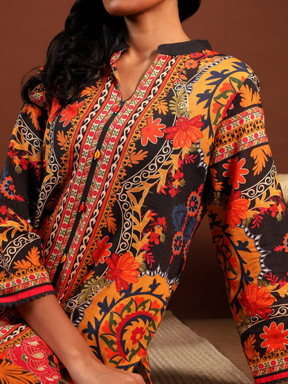 Sunset Bloom Silk Co-ord Set