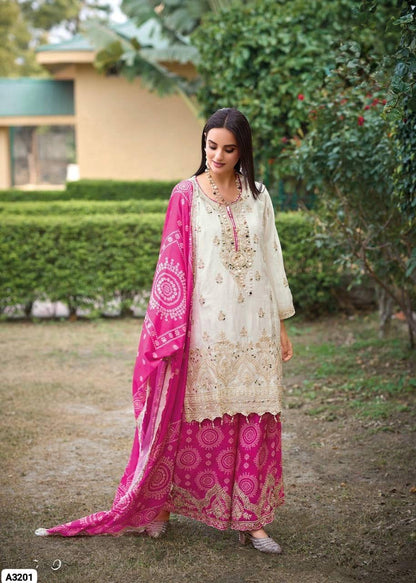 HEAVY EMBROIDERED  SHARARA  DUPATTA
