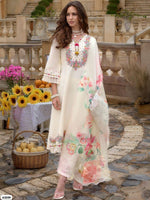 VISCOSE CHANDERI WITH SEQUENCE EMBROIDERY WORK