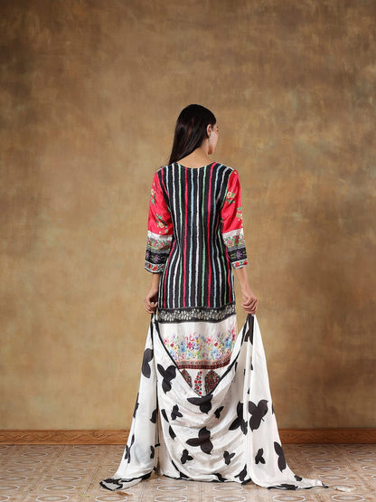 Amaira Pure Muslin Printed 3-Piece Set&nbsp;