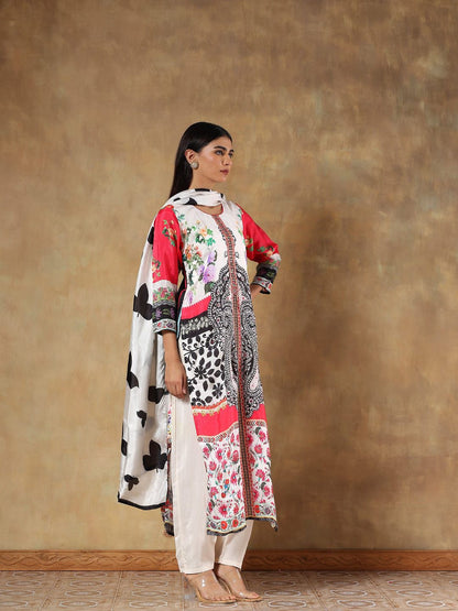 Amaira Pure Muslin Printed 3-Piece Set&nbsp;