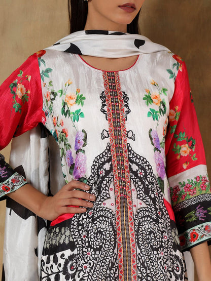 Amaira Pure Muslin Printed 3-Piece Set&nbsp;