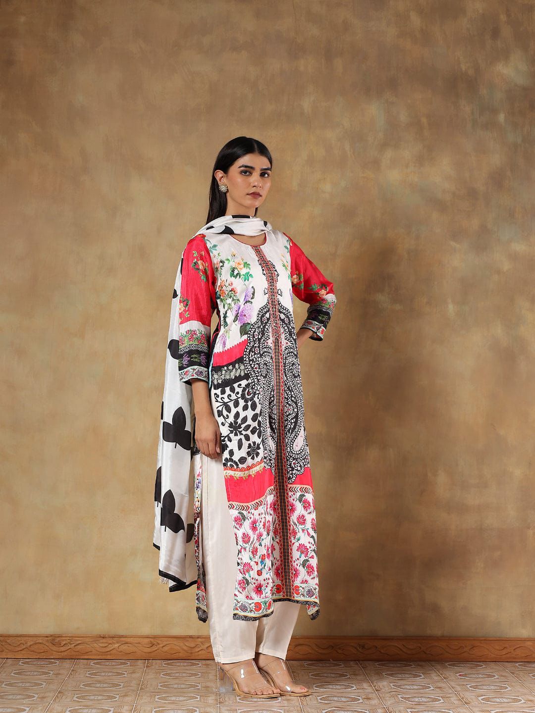 Amaira Pure Muslin Printed 3-Piece Set&nbsp;