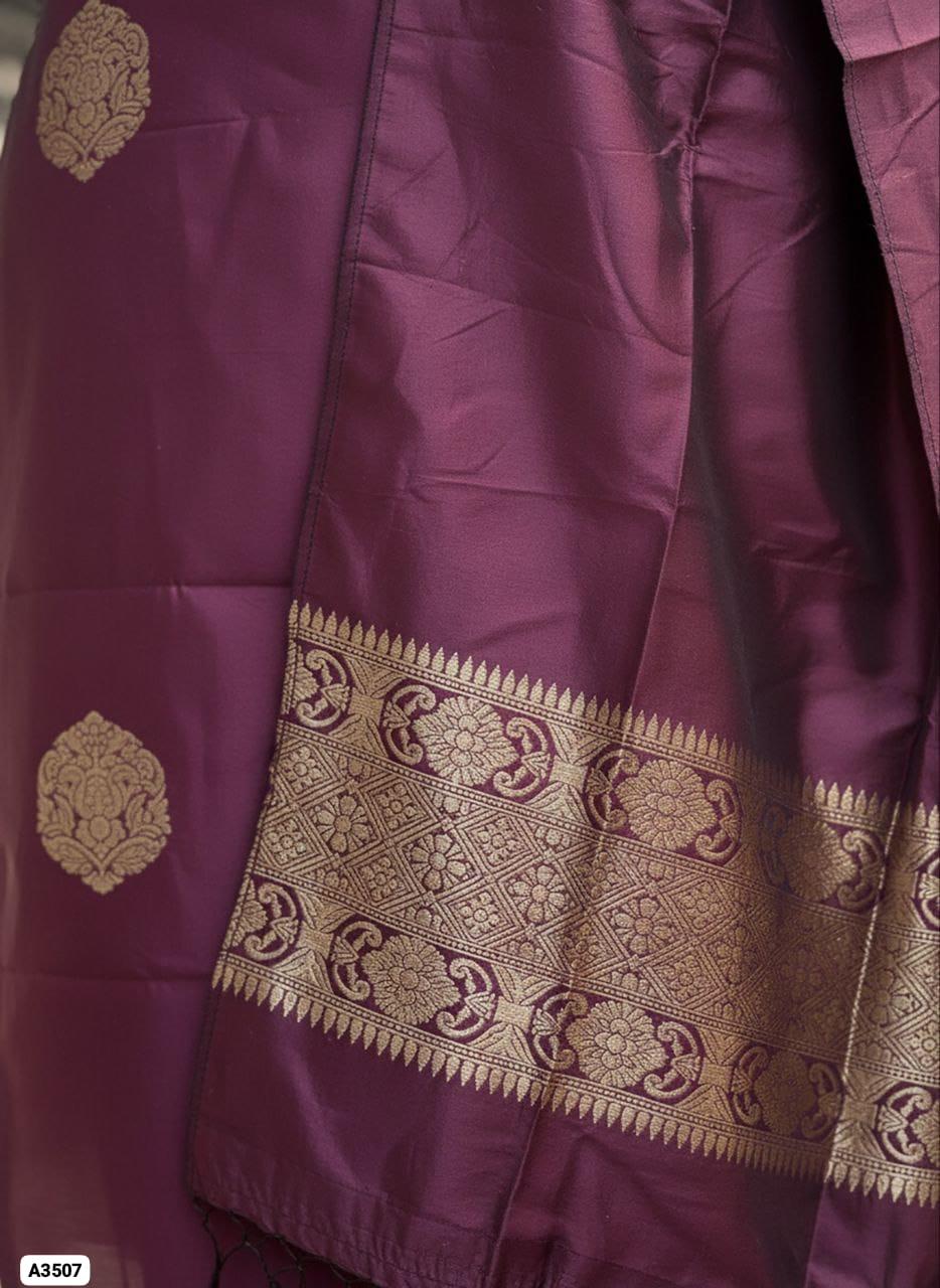 Wine Silk Suit set