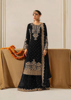 Embroidered Plazzo Suit Set