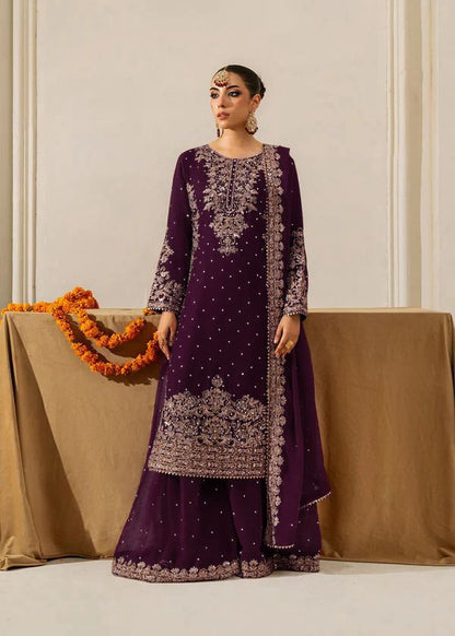 Embroidered Plazzo Suit Set