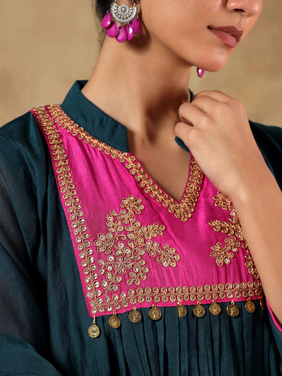 Neelkamal Chanderi Suit Set