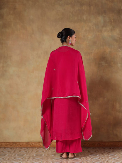 Gulbahar Silk Suit Set