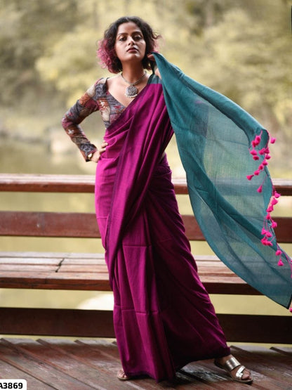 Mal Cotton saree