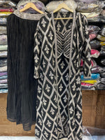 Crop Top with long jacket