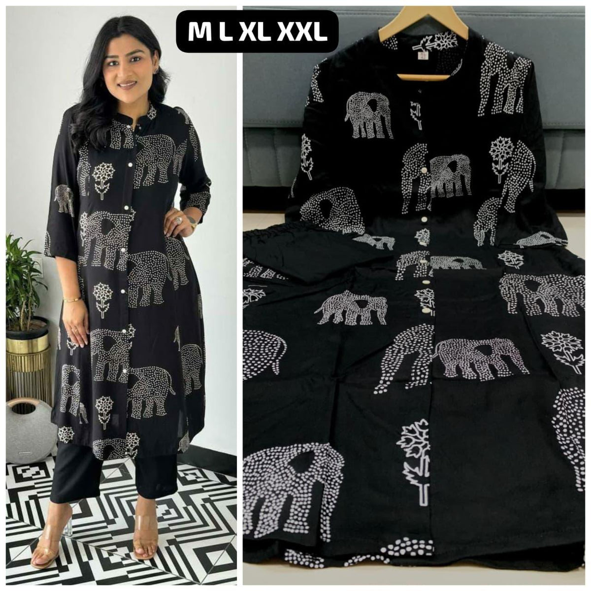 Rayon Cotton 2 pc Coord Set