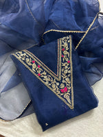 Royal Blue handwork