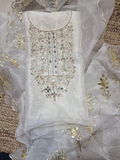 Organza Mirror work