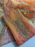 Viscose Organza Leheriya