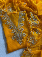 Space Silk unstitched suit set