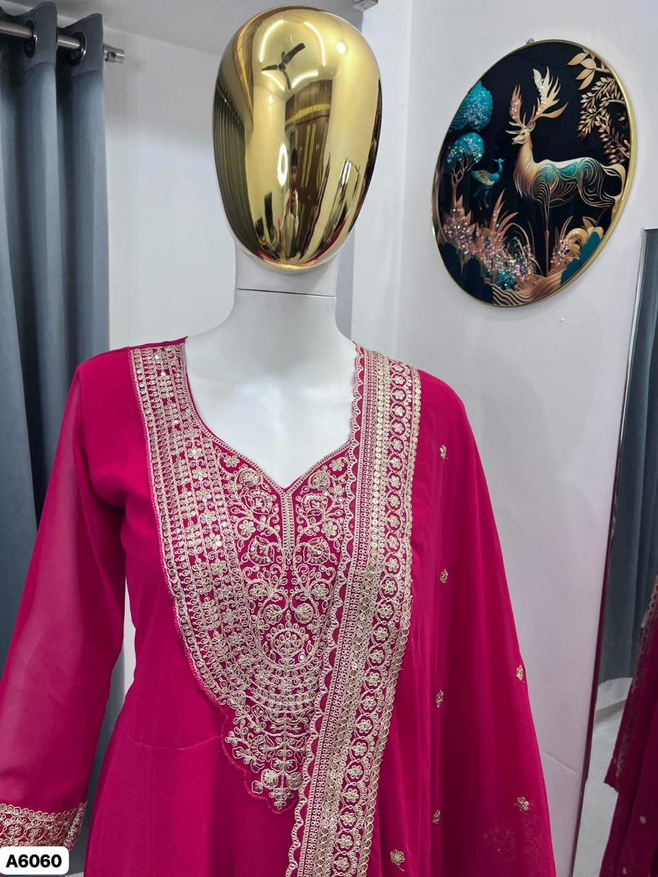 Geogrette Anarkali Suit Set