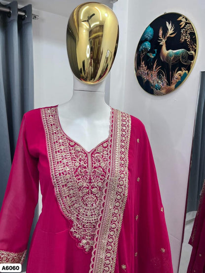 Geogrette Anarkali Suit Set