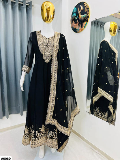 Geogrette Anarkali Suit Set