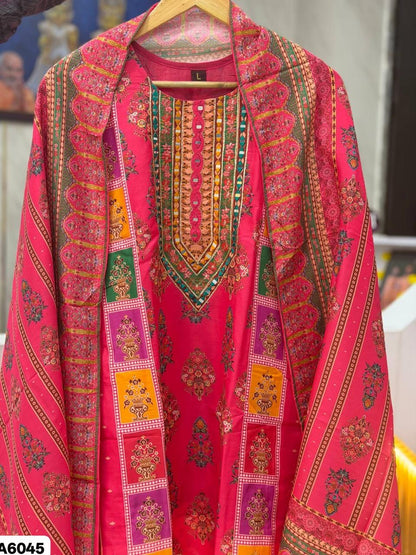 Pink A-line Suit Set