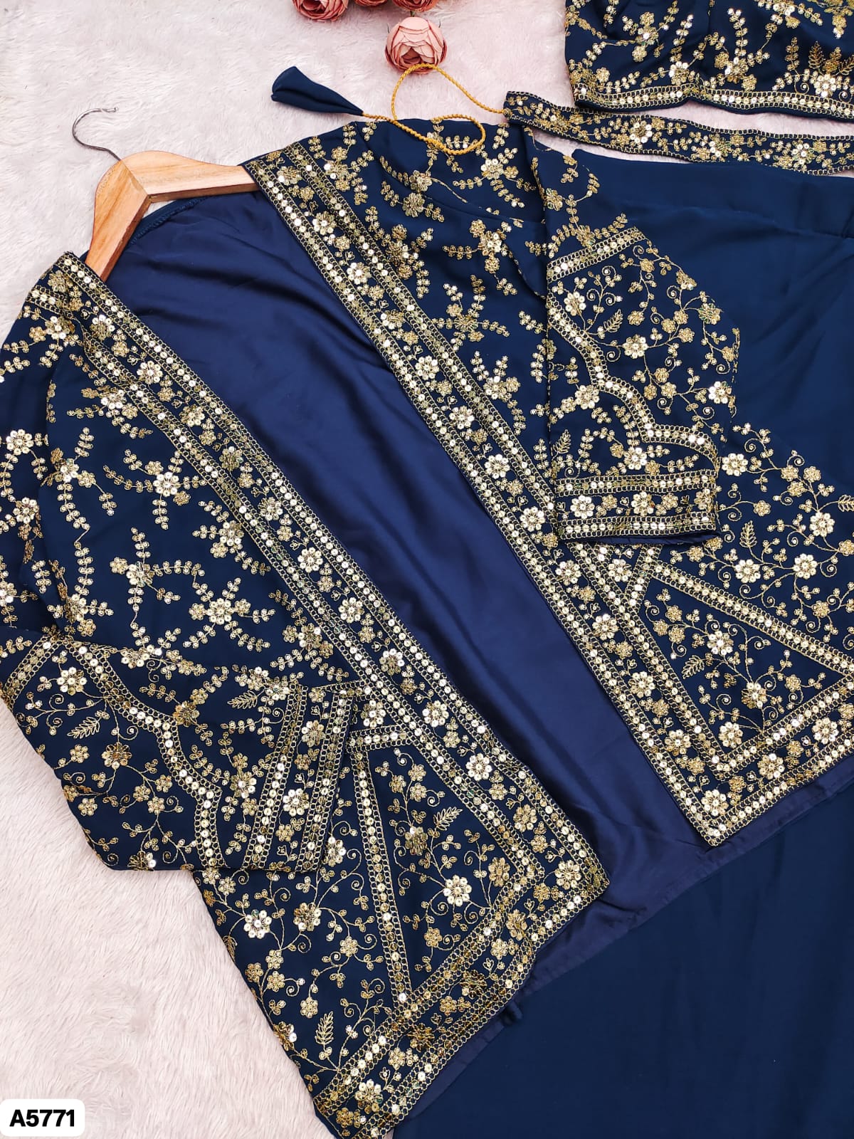 Ready-to-wear Saree with Jacket