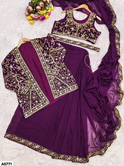 Ready-to-wear Saree with Jacket
