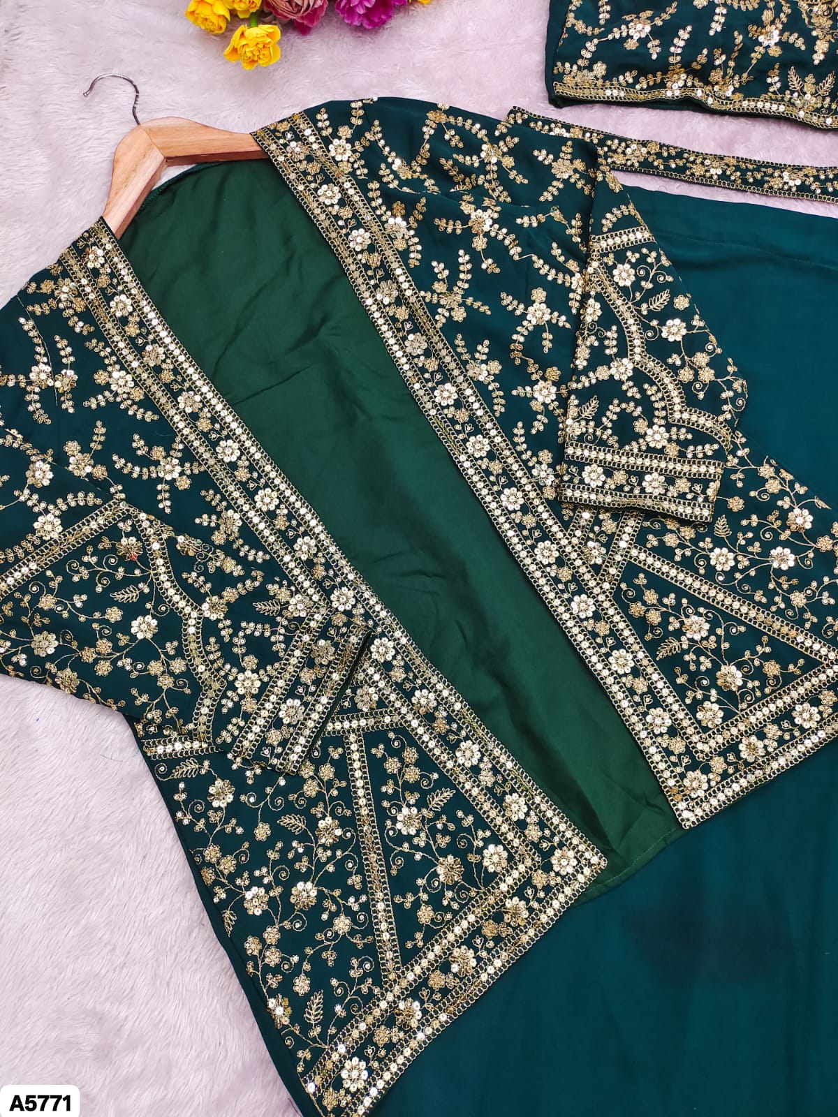 Ready-to-wear Saree with Jacket