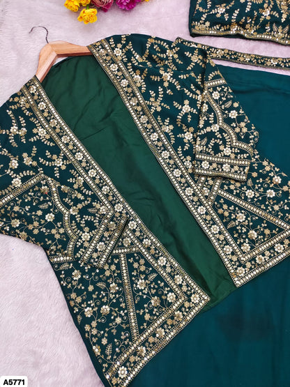 Ready-to-wear Saree with Jacket