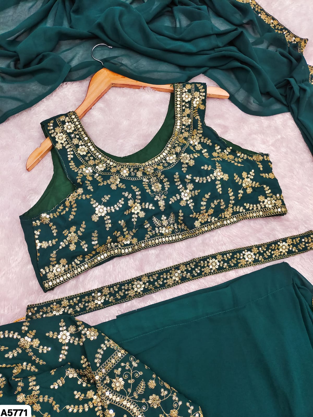 Ready-to-wear Saree with Jacket