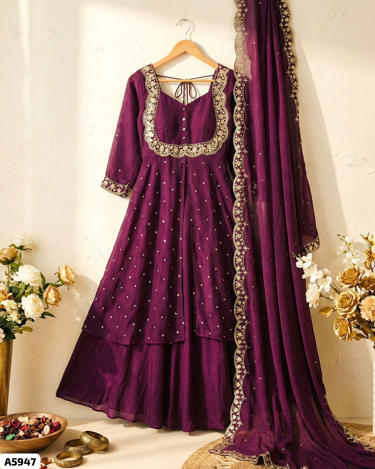 Anarkali Suit Set