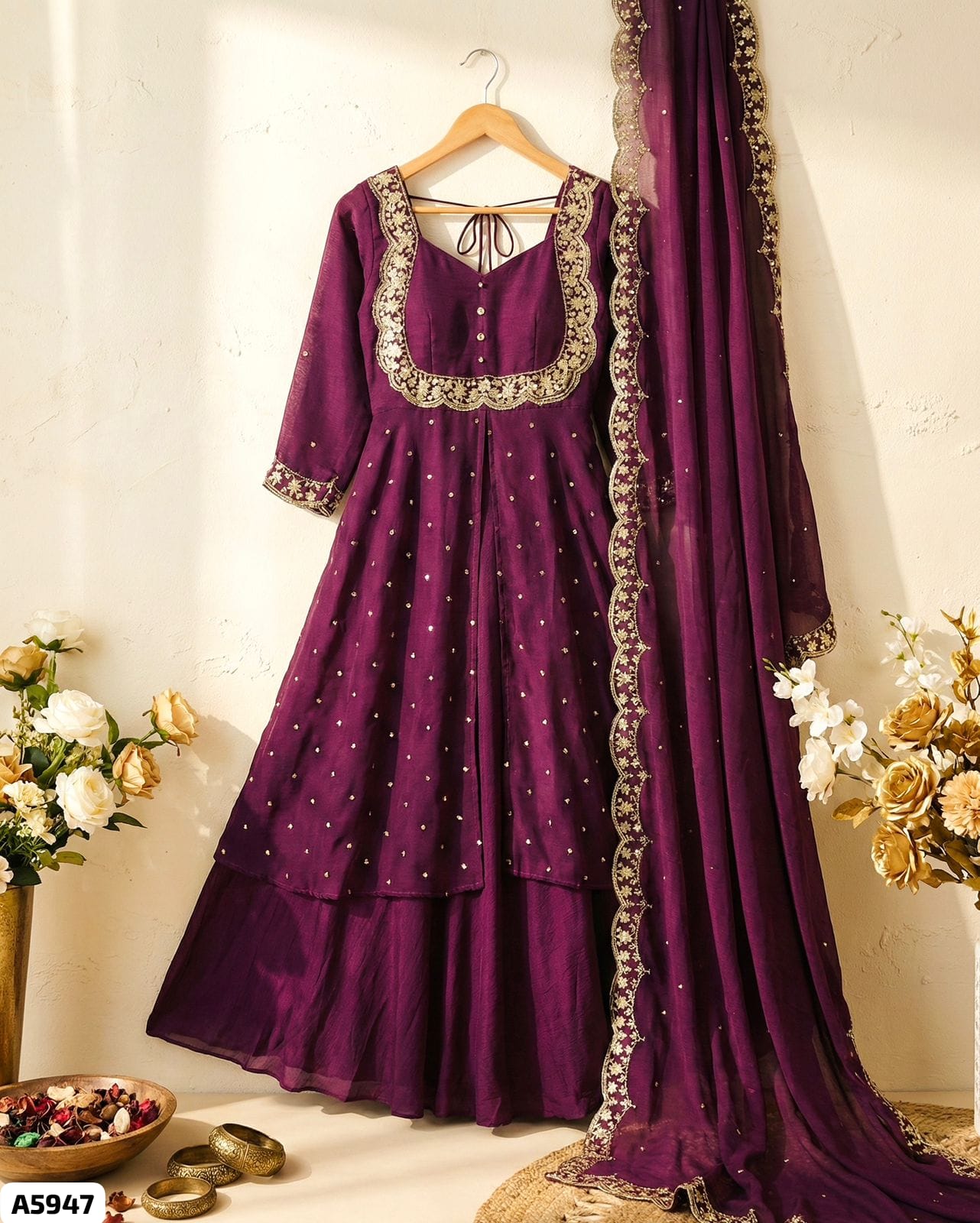 Anarkali Suit Set