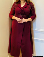 Maroon handwork dress