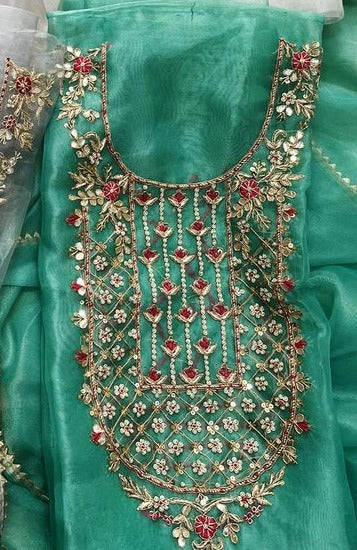 Organza Zardogi handwork