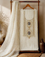 Heavy Chanderi Silk with Zardogi work