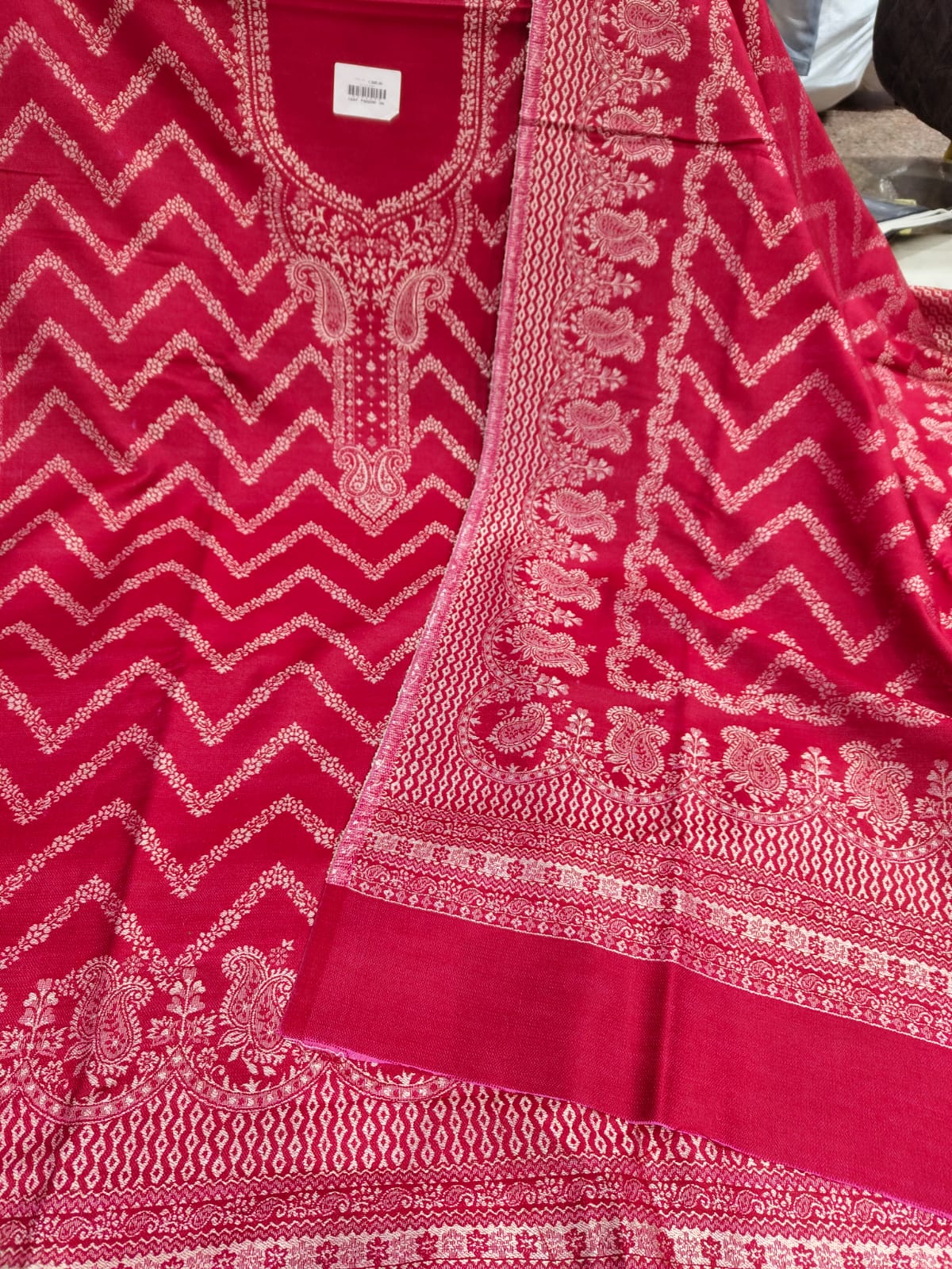 Pashmina Handwoven Unstitched suit set